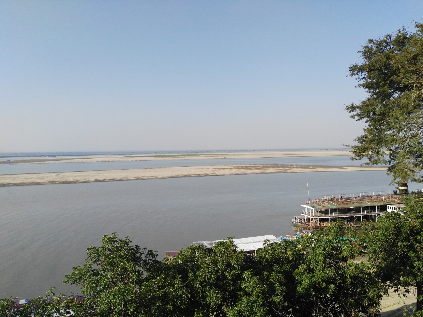 Výhled na řeku, Bagan, Myanmar