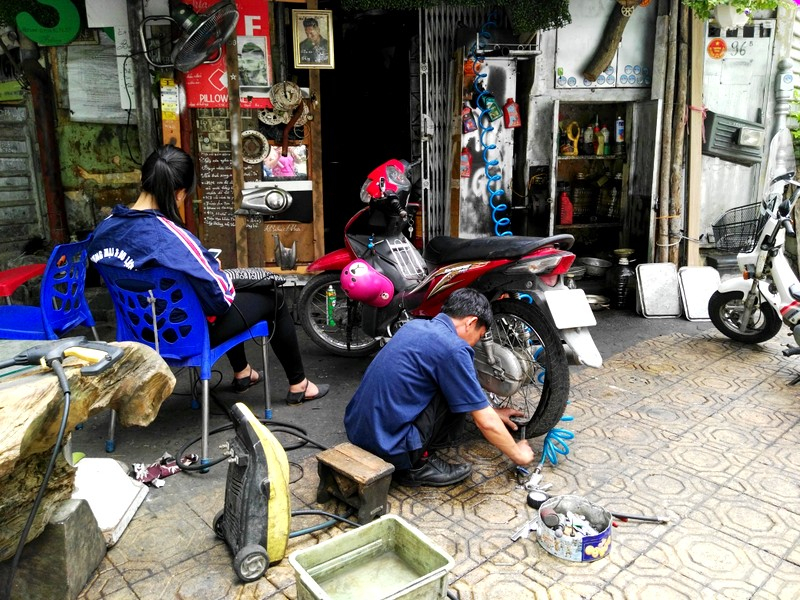 Život na ulici, Hanoj, Vietnam