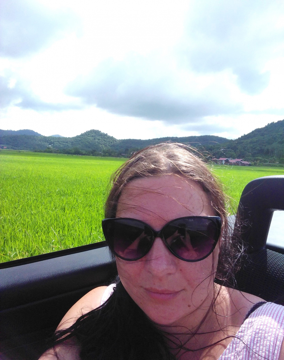 A v rýžových polích, Langkawi, Malajsie