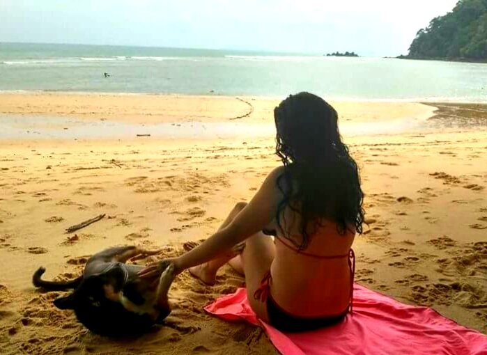 A pohodička na pláži s kámošem :-) Koh Phayam