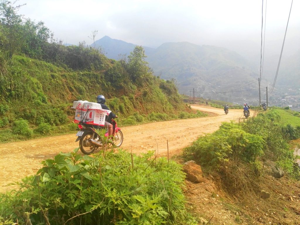 Chcete-li vidět autentické vesnice, počítejte s horšími cestami, Sa Pa, Vietnam